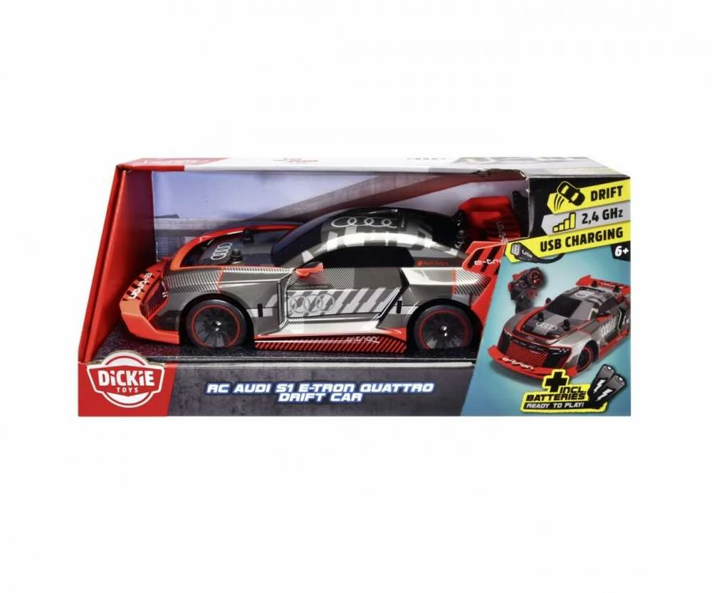 Dickie Dickie RC Audi S1 E-Tron Quattro 2,4 GHz, 1:16 201106011