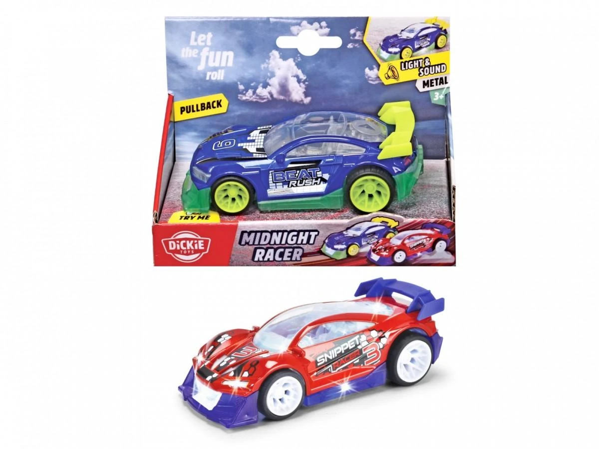 Dickie Streets N Beatz interaktyvus lenktyninis automobilis su Sound Light muzikos sistema
