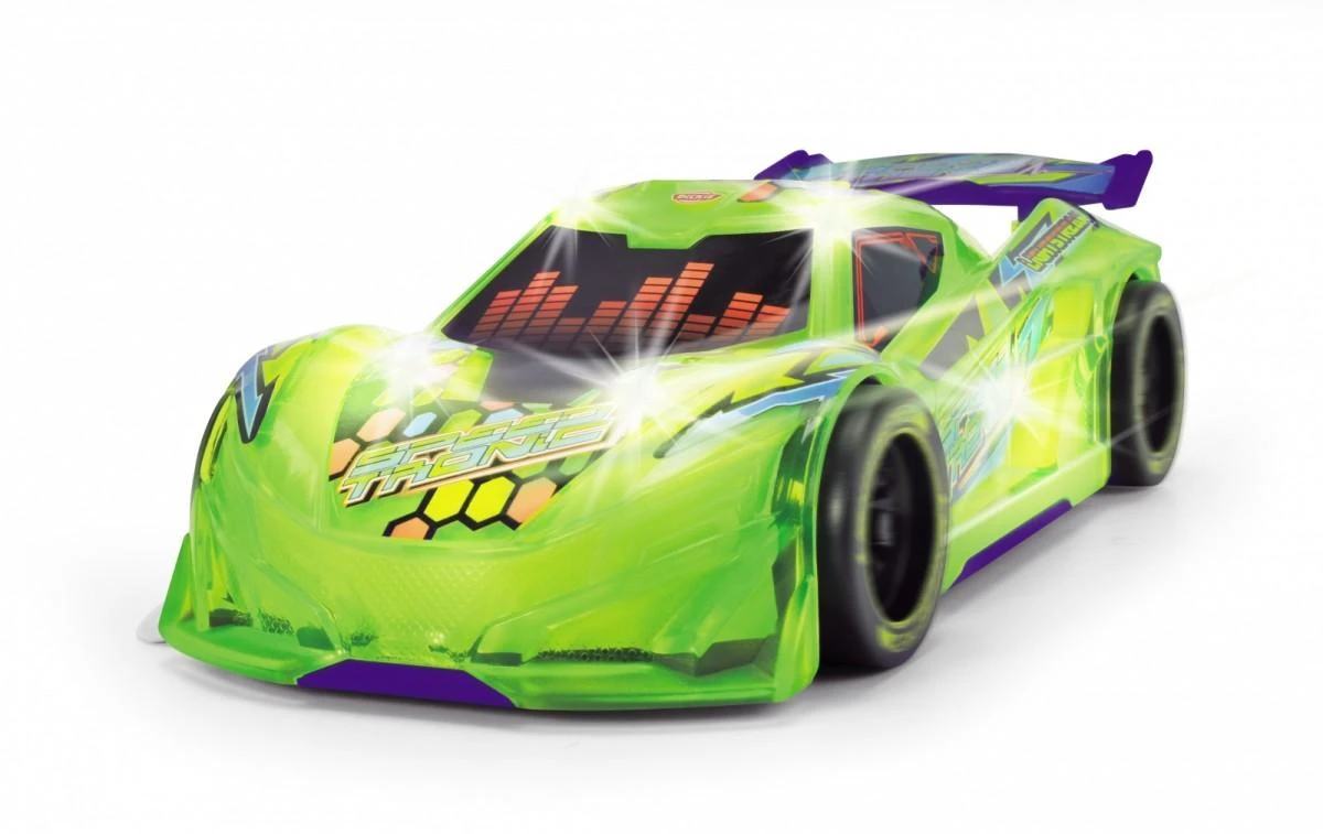 Lenktyninis automobilis su žibintais Garsas Speed Tronic Dickie Toys