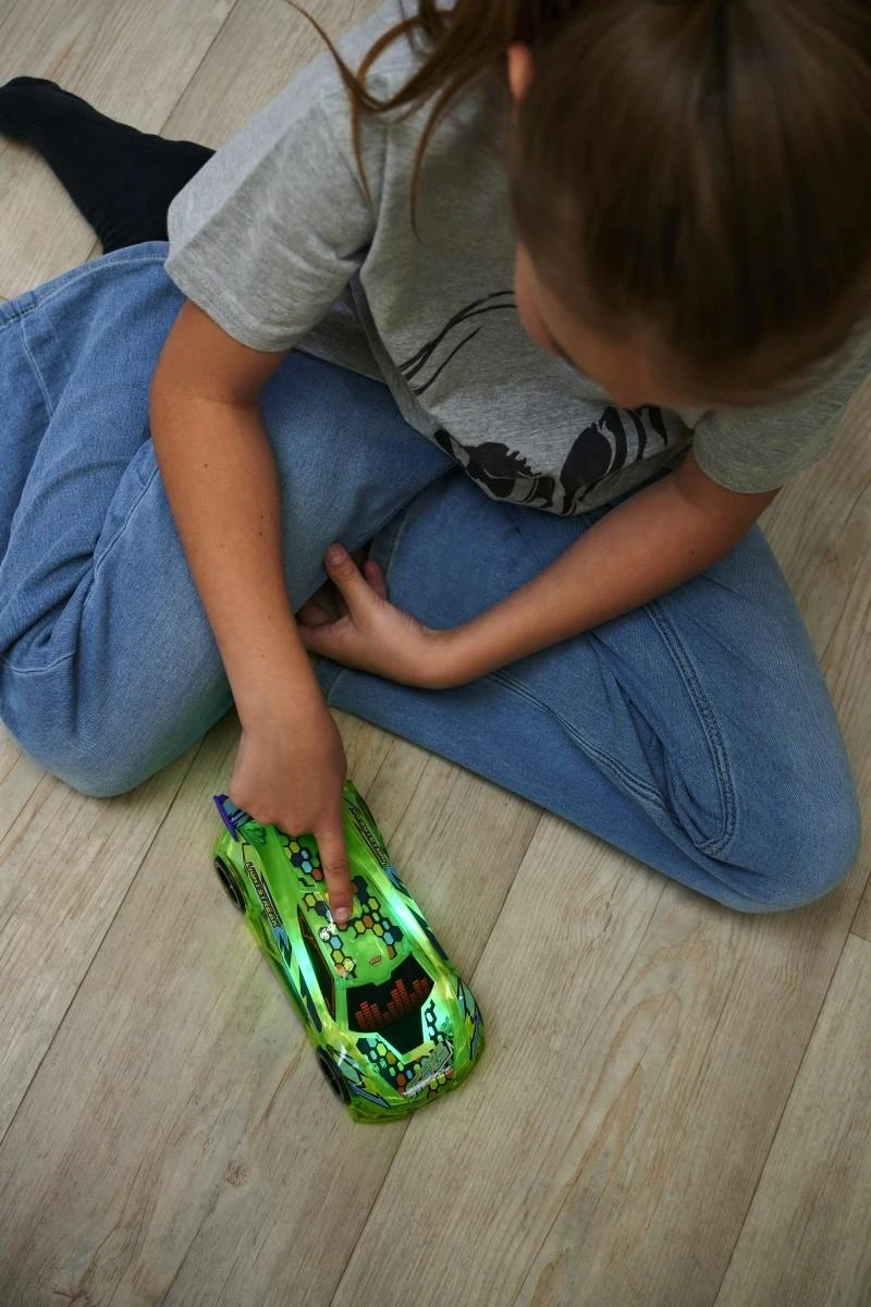 Lenktyninis automobilis su žibintais Garsas Speed Tronic Dickie Toys