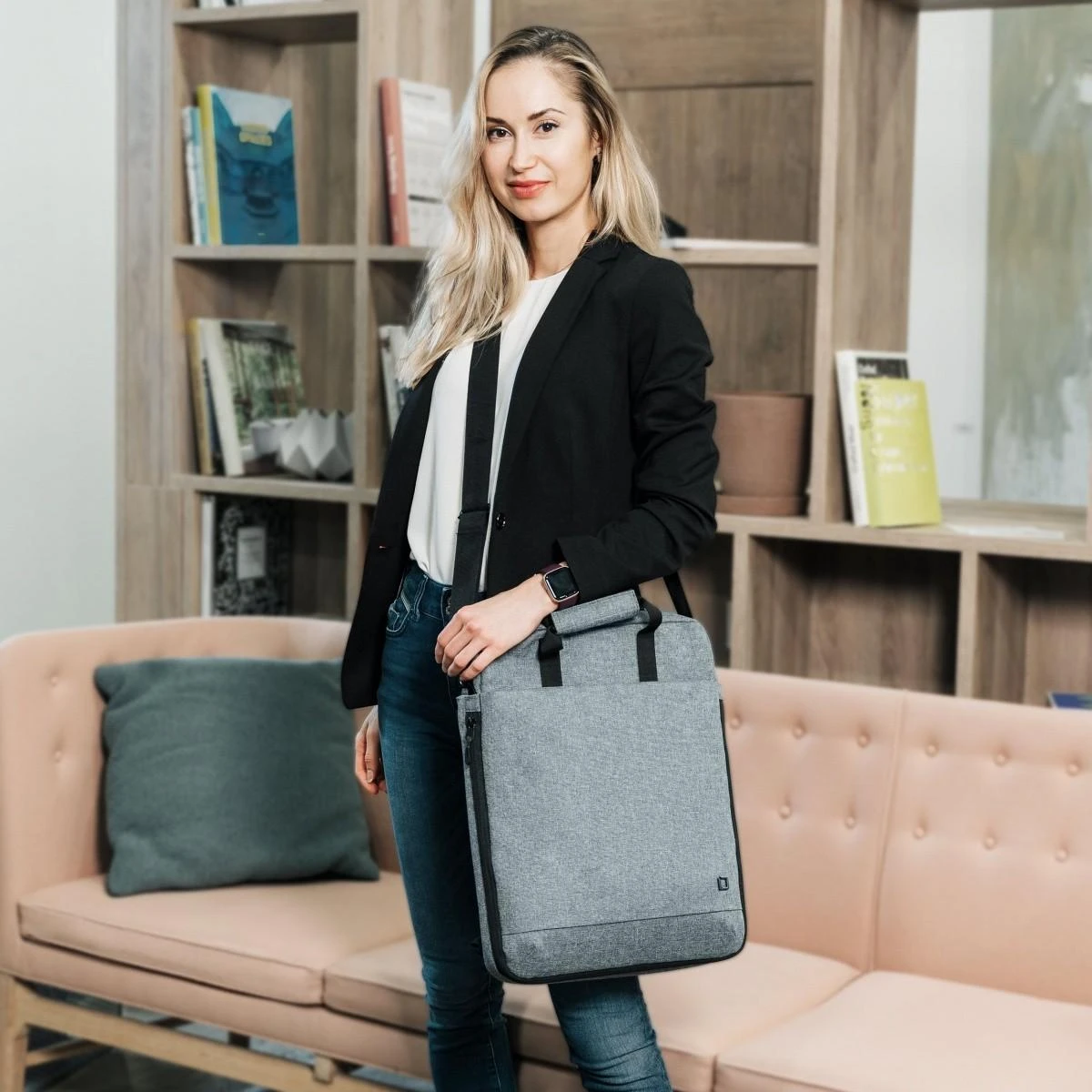 DICOTA Eco Tote Bag MOTION 13-15.6" Mėlyna Denim