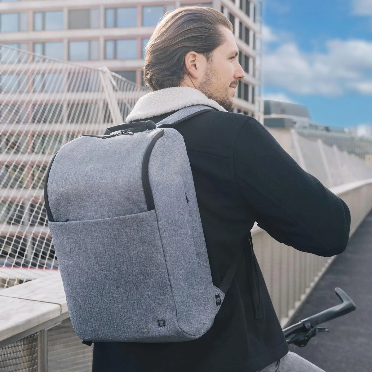 DICOTA Eco Backpack MOTION 13-15.6" Mėlyna Denim