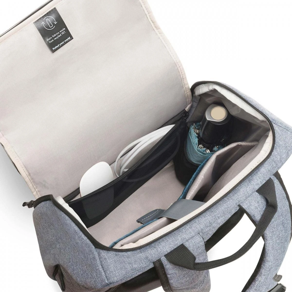 DICOTA Eco Backpack MOTION 13-15.6" Mėlyna Denim