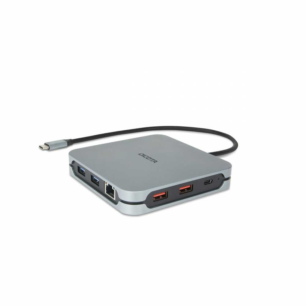 Dicota Nešiojama „10 viename“ HDMI PD 100 W 8K USB-C prijungimo stotis