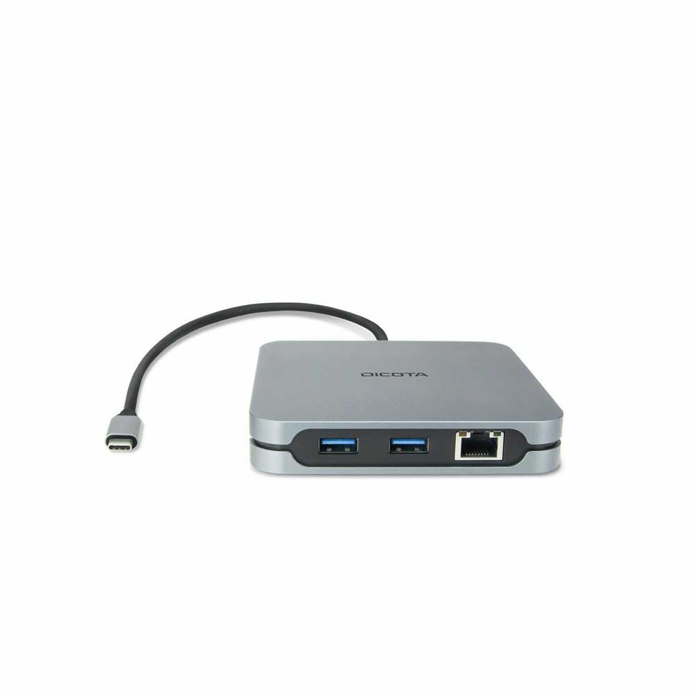 Dicota Nešiojama „10 viename“ HDMI PD 100 W 8K USB-C prijungimo stotis