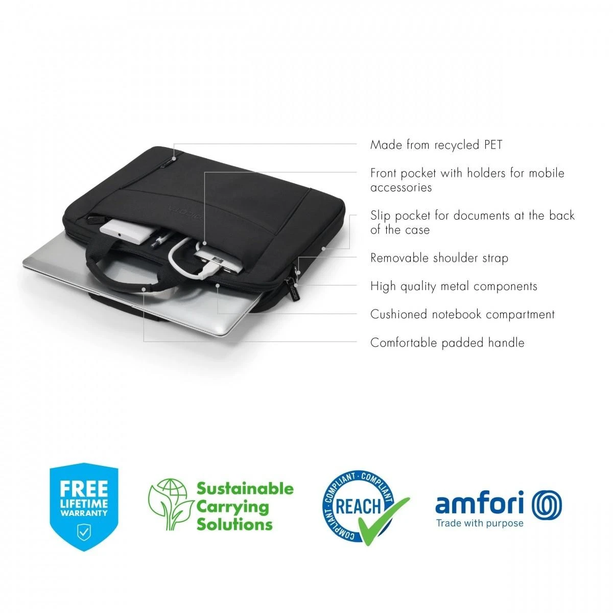 DICOTA Eco Slim Case BASE 15-15.6"
