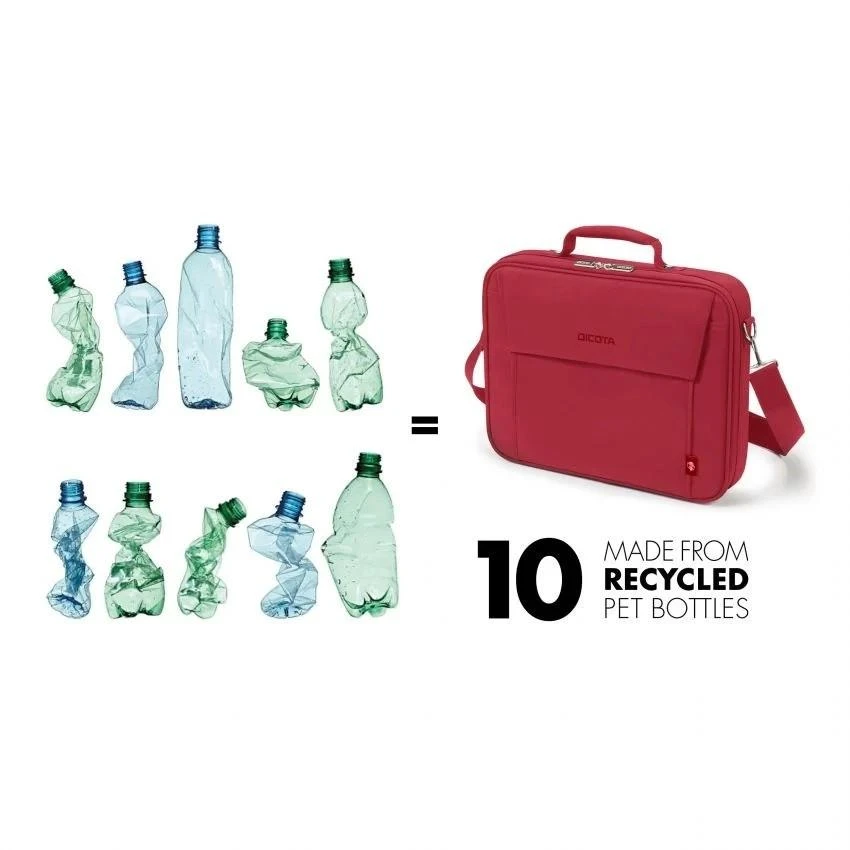 Dicota ECO MULTI BASE 15-17.3 Raudonas/