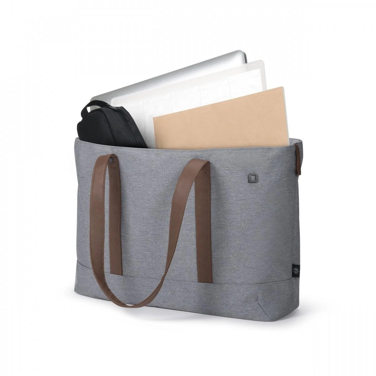 Dicota Nešiojamojo kompiuterio krepšys 13–14,1 colio Shopper Eco Motion šviesiai pilkas