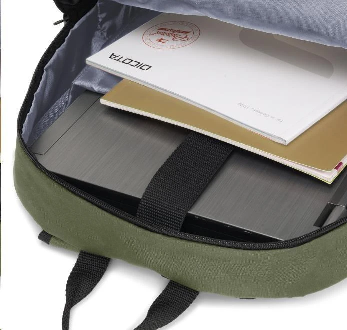 DICOTA BASE XX B2 15.6" Olive Žalias