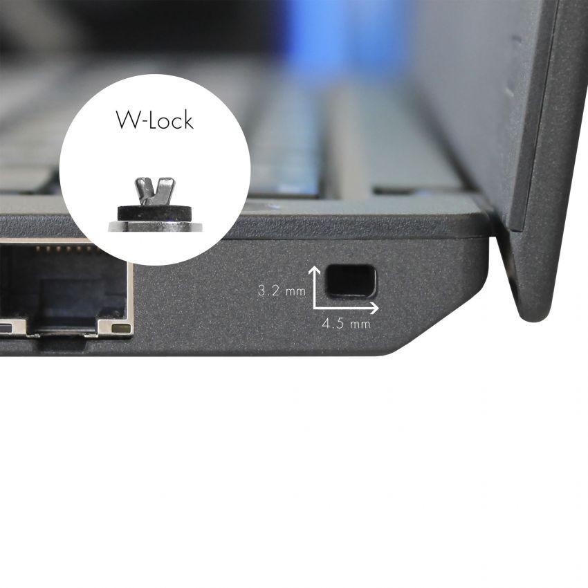 DICOTA D31540 Dicota Security W-Lock itin plonas, vienas (3,2 x 4,5 mm lizdas)