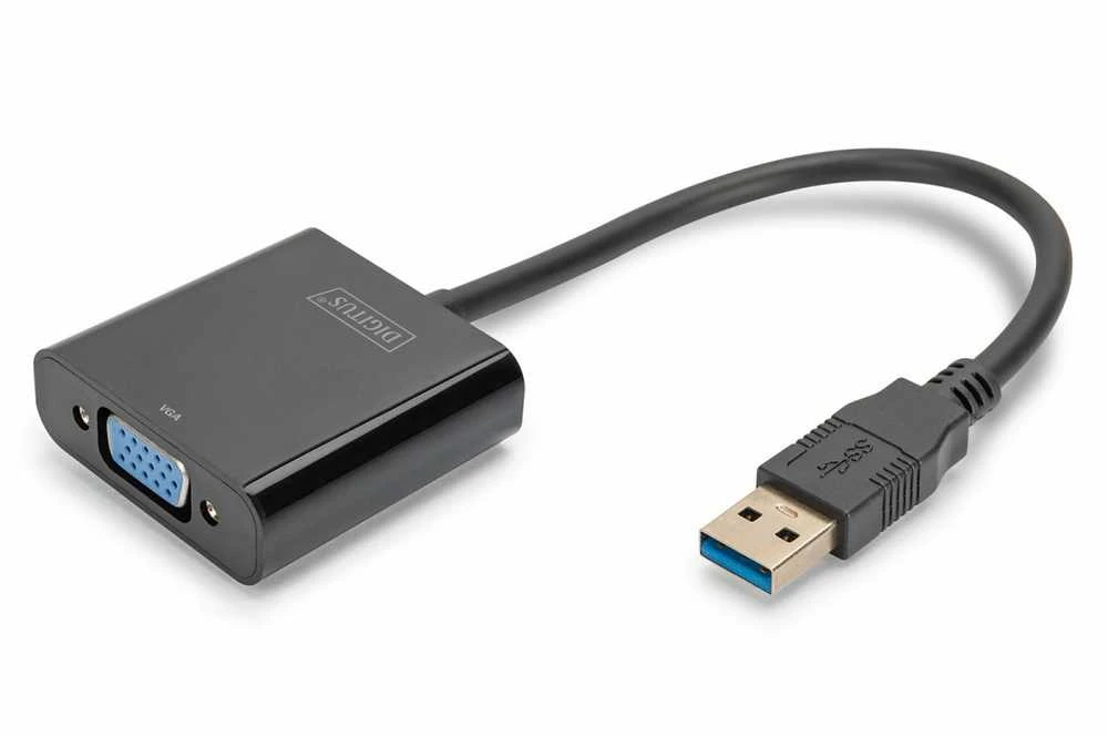 Assmann Electronic DIGITUS USB 3.0 į VGA adapteris įvesties USB išvestis VGA