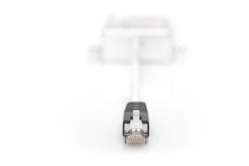Assmann Electronic Assmann elektroninis ASSMANN T adapteris RJ45 CAT5e 19cm 1xRJ45 M iki 2xRJ45 F masinis