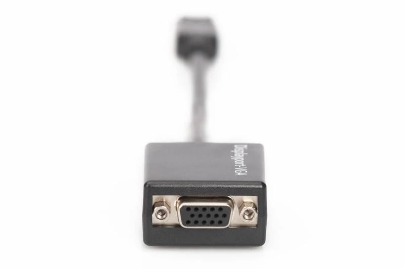 Assmann Electronic DIGITUS adapterio kabelio ekranasPortas VGA HD15 0,15m AWG28 2x ekranuotas