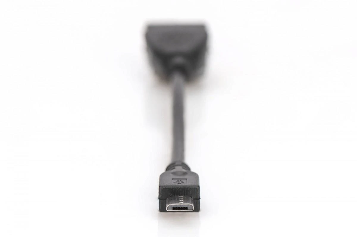 Assmann Electronic ASSMANN OTG kabelis USB micro-B St iki USB-A Bu 20cm