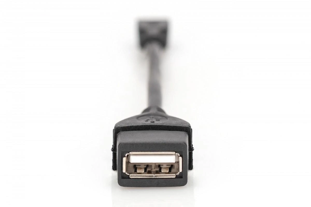 Assmann Electronic ASSMANN OTG kabelis USB micro-B St iki USB-A Bu 20cm