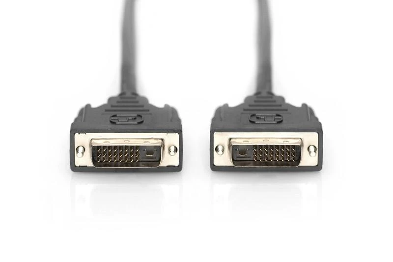 Assmann Electronic ASSMANN DVI prijungimo kabelis DVI(24+1) M/M 0.5m DVI-D Dual Link bl