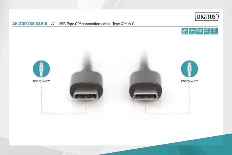 Assmann Electronic Kabelis ASSMANN USB 3.0 USB C M(kištukas)/U