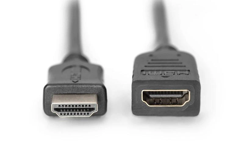 Assmann Electronic ASSMANN HDMI High Speed ilgintuvas A tipas M F 2.0m w Ethernet Ultra HD 24p auksinis bl