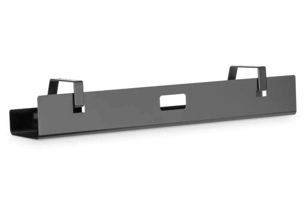Digitus Plieno kabelio/elektros juostos valdymo kanalas po stalu, su laikikliais, tvirtinimas varžtais, 60cm, juoda