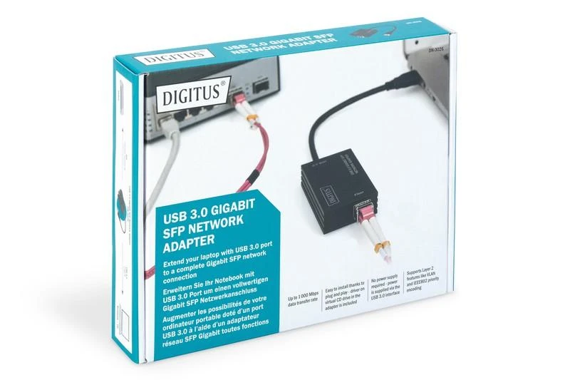 Assmann Electronic DIGITUS USB 3.0 Gigabit SFP tinklo adapteris