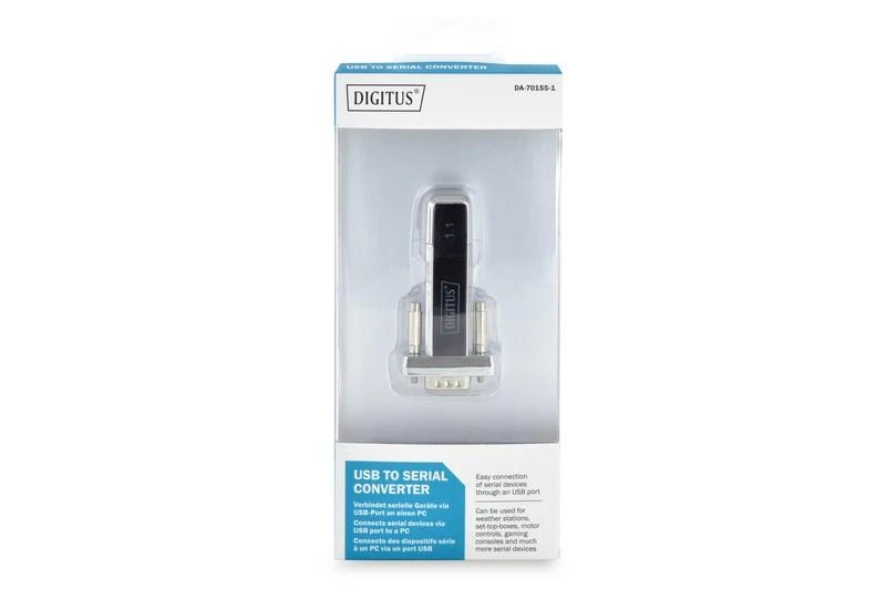 Digitus USB į serijinį prievadą konverteris pakuotėje