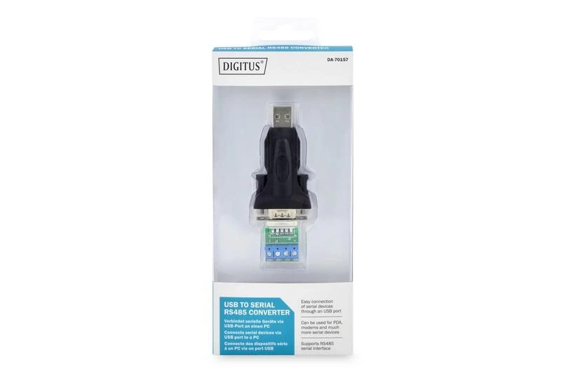 Assmann Electronic DIGITUS USB 2.0 į nuoseklųjį keitiklį RS485 įsk. USB A Kabelis 80cm USB AM / USB AF