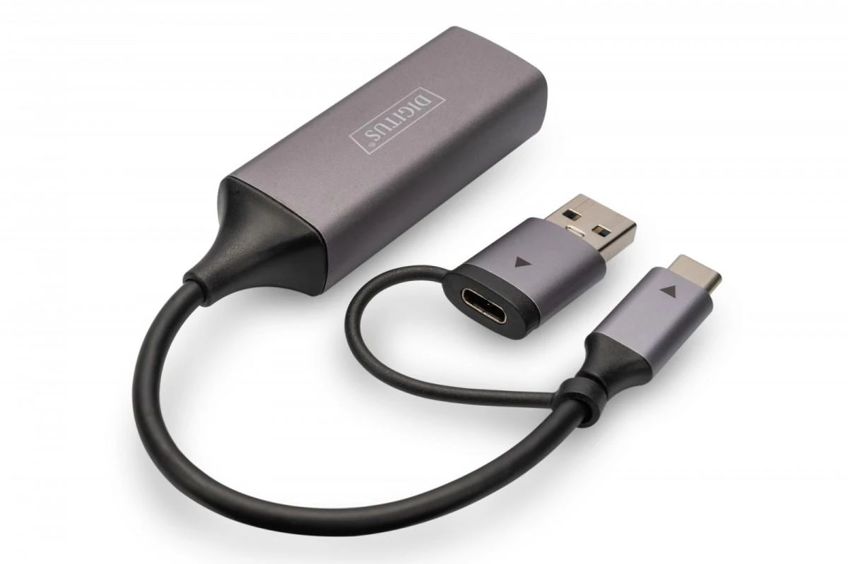 „Assmann“ elektroninis DIGITUS USB3.0 / USB C 3.1–2.5G eterneto adapteris