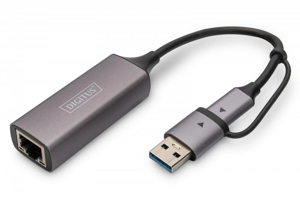 „Assmann“ elektroninis DIGITUS USB3.0 / USB C 3.1–2.5G eterneto adapteris