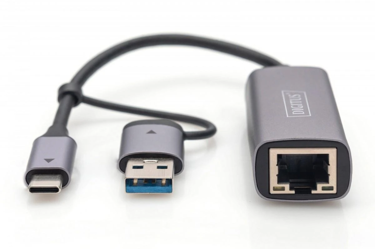 „Assmann“ elektroninis DIGITUS USB3.0 / USB C 3.1–2.5G eterneto adapteris