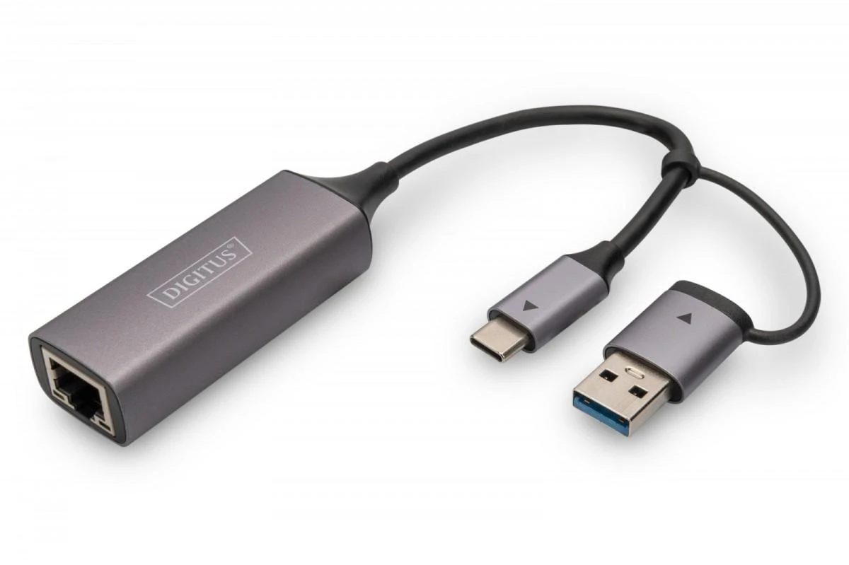 „Assmann“ elektroninis DIGITUS USB3.0 / USB C 3.1–2.5G eterneto adapteris