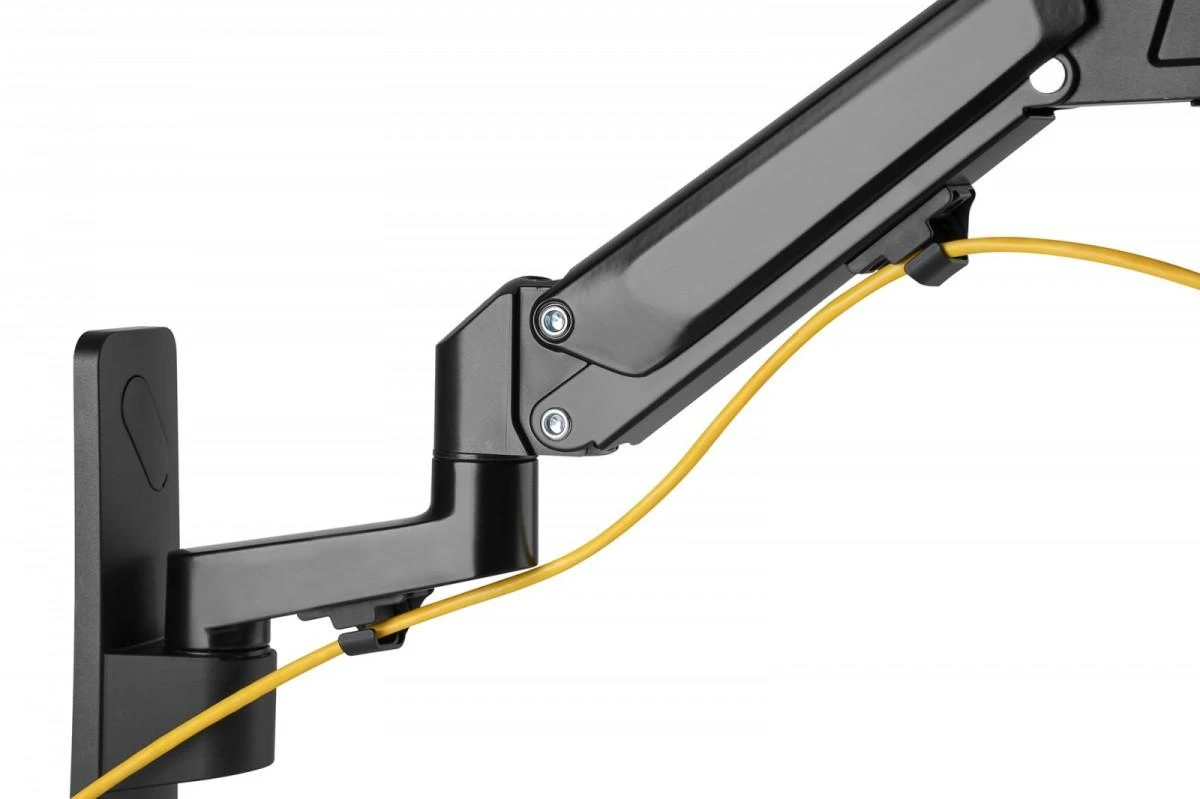 Laikiklis Assmann Electronic DIGITUS Single Gas Spring Monitorius Wall Mount 43inch 23vkg max juodas