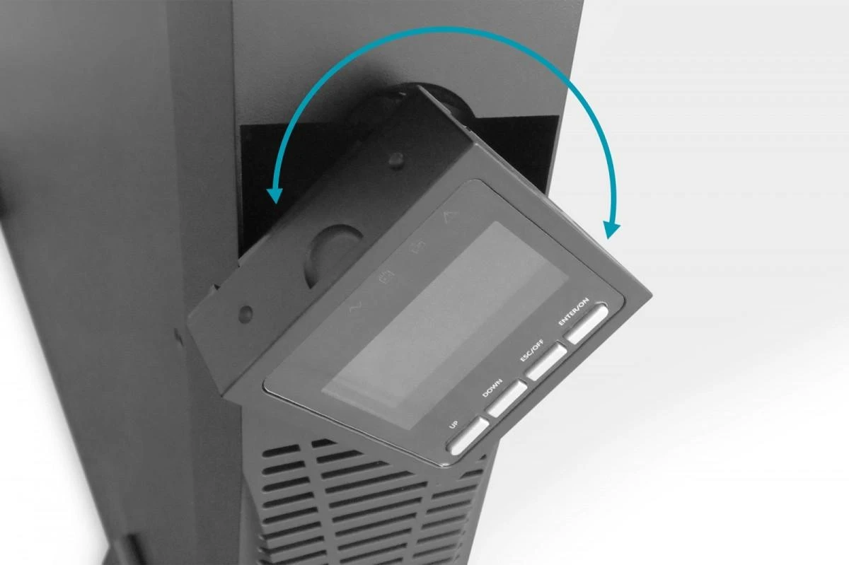 Digitus Skaitmenas | Internetinis UPS | OnLine UPS modulis DN-170106, 6000VA, 6000W, 2U, 1x USB 2.0 tipas B, 1x RS232, LCD, LED, Pure Sine Wave, 440x86.5x620mm, 14kg | 6000 VA | 6000 W