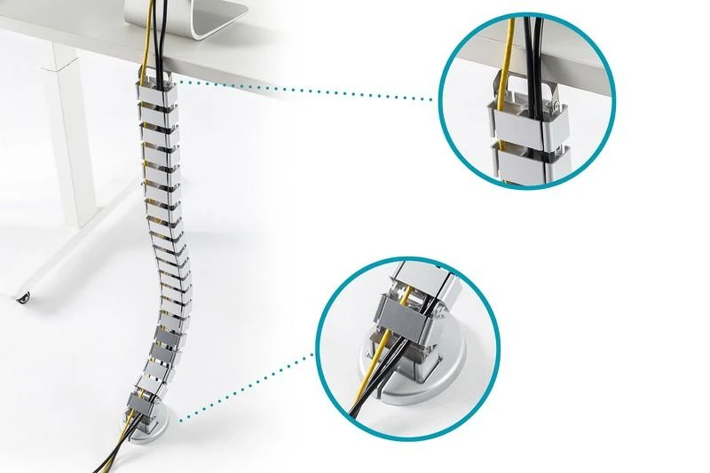 Assmann Electronic DIGITUS Cable Management Stuburo spalva sidabrinis