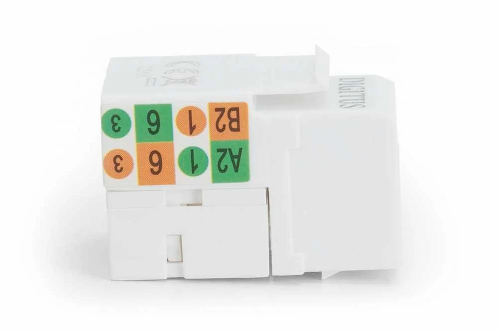 Assmann Electronic DIGITUS CAT 5e Keystone Jack neekranuotas RJ45 iki LSA spalvos juodas