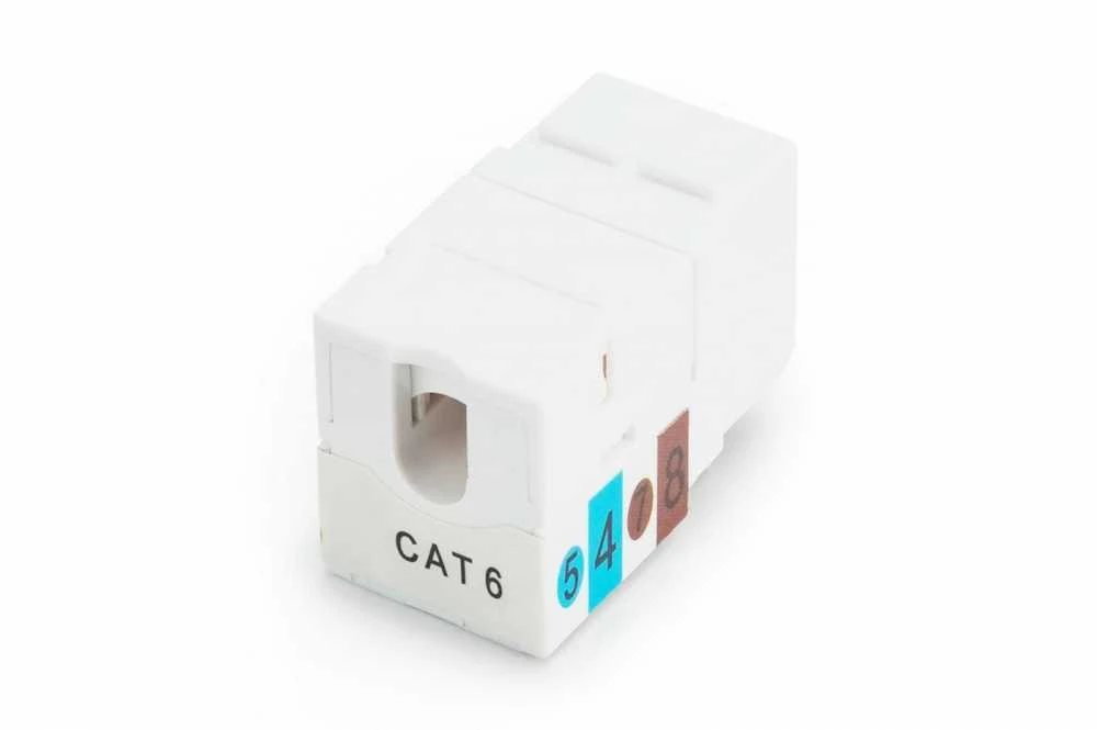 Assmann Electronic DIGITUS Keystone Modul Cat6 RJ45 neekranuoto kabelio montavimas per E klasės LSA juosteles