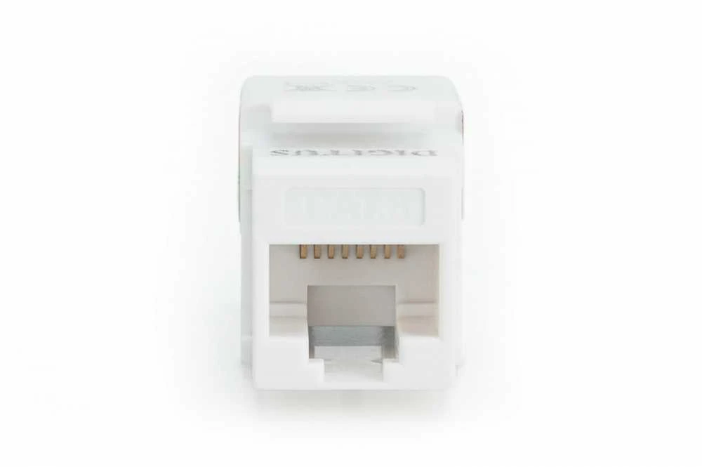 Assmann Electronic DIGITUS Keystone Modul Cat6 RJ45 neekranuoto kabelio montavimas per E klasės LSA juosteles
