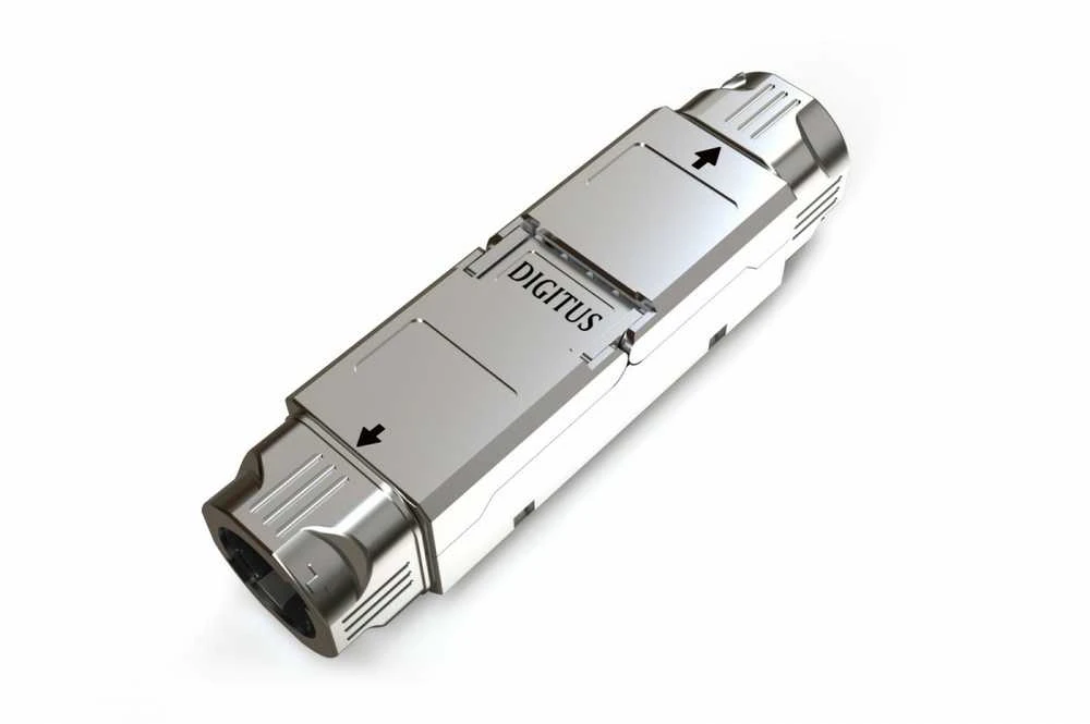 Assmann Electronic DIGITUS CAT 6A CAT jungtis 500MHz, skirta AWG 22-26, ekranuota su metaliniu užsukamu dangteliu