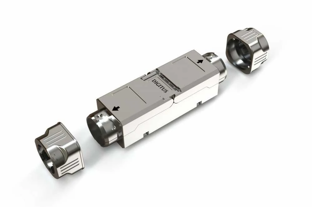 Assmann Electronic DIGITUS CAT 6A CAT jungtis 500MHz, skirta AWG 22-26, ekranuota su metaliniu užsukamu dangteliu
