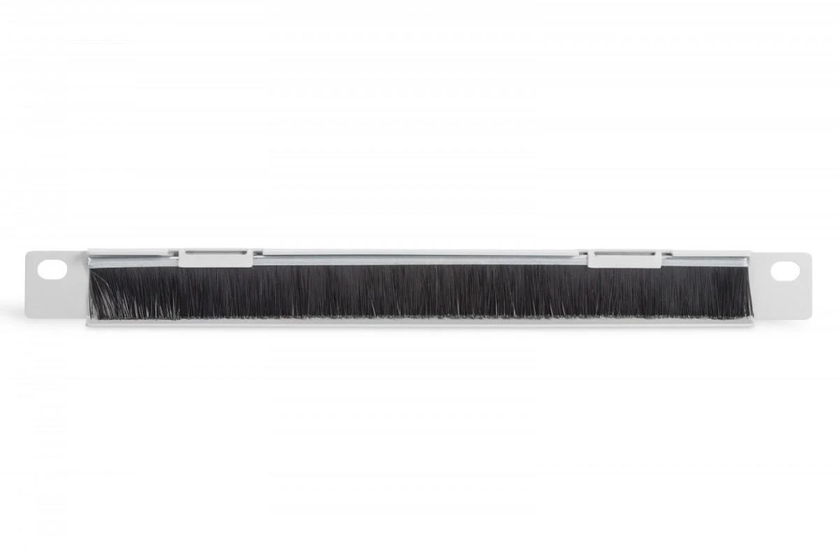 DIGITUS 254 mm (10") kabelių valdymo skydelis 0,5U, spalvotas pilkas RAL 7035, DN-10 ORG-1/2U