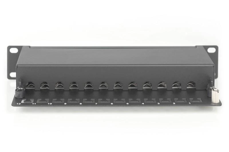 Assmann Electronic DIGITUS Patch Panel 10 colių Cat6 12 prievadų ekranuotas 10 colių