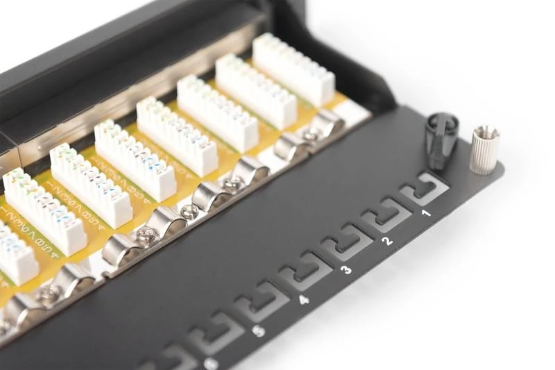 Assmann Electronic DIGITUS Patch Panel 10 colių Cat6 12 prievadų ekranuotas 10 colių