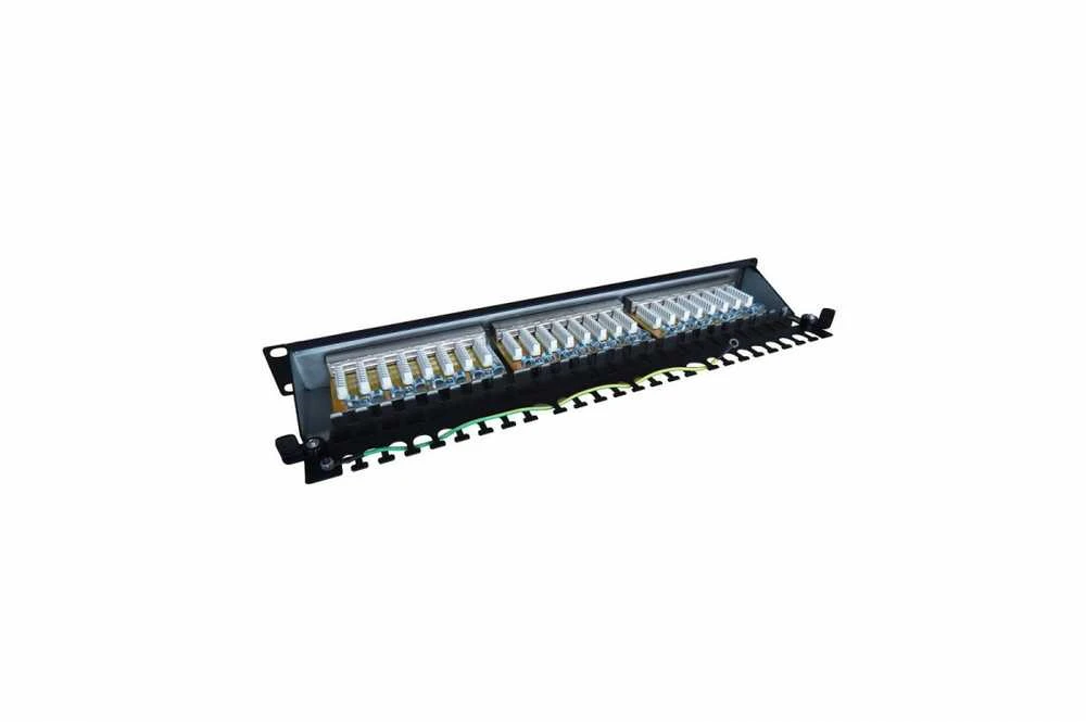 Digitus Patch skydelis 19 "24 prievadai, CAT6, S / FTP, 1U