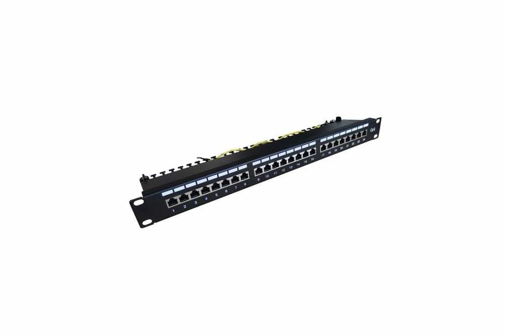 Digitus Patch skydelis 19 "24 prievadai, CAT6, S / FTP, 1U
