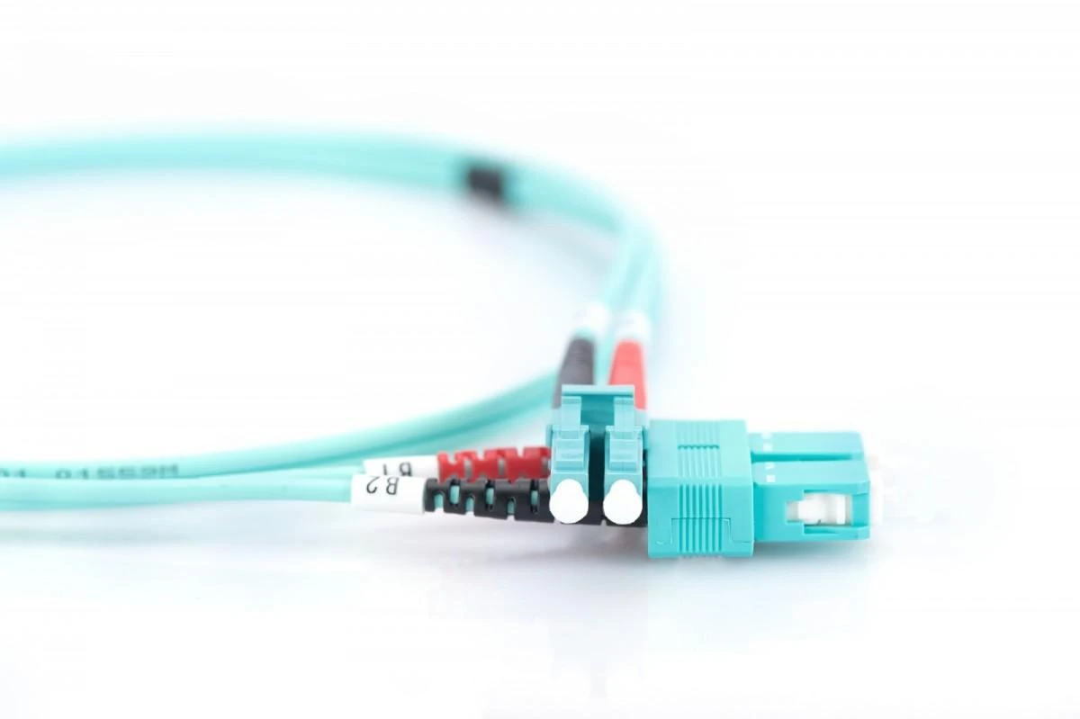 Assmann Electronic DIGITUS LWL patchable LC/SC 50/125 3m daugiamodis dvipusis behalogeninis su protokolu OM3