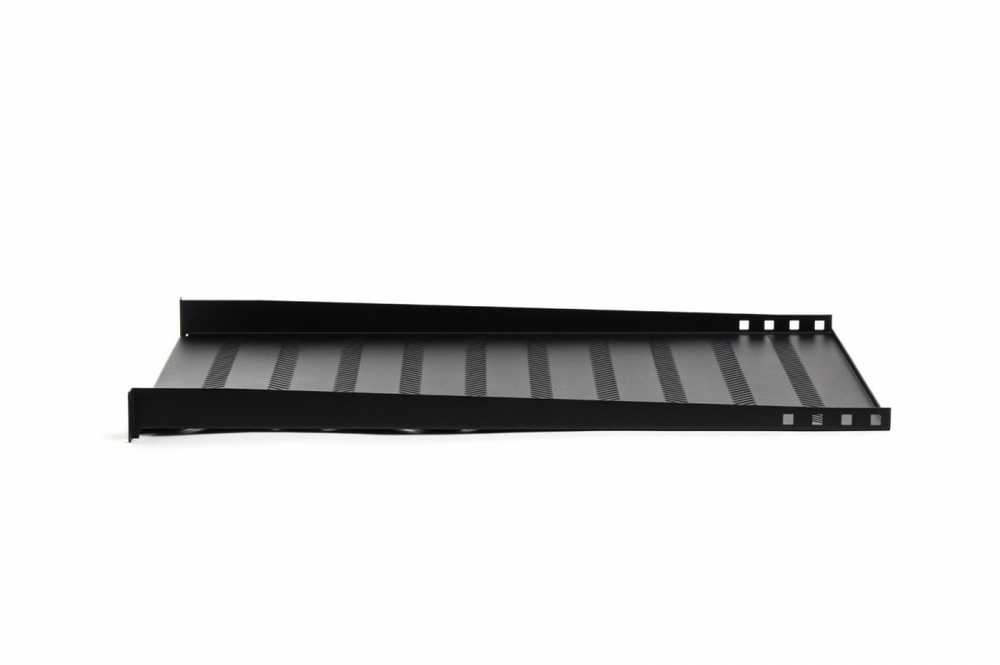 Assmann Electronic DIGITUS TN-19-550-1U-BK DIGITUS Lentynėlė fiksuotam montavimui 483mm 19 RACK 1U 550cm juodas