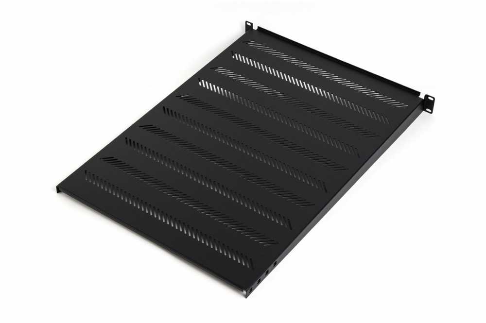 Assmann Electronic DIGITUS TN-19-550-1U-BK DIGITUS Lentynėlė fiksuotam montavimui 483mm 19 RACK 1U 550cm juodas