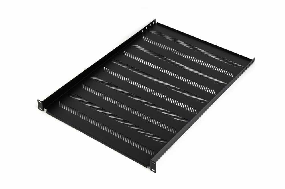 Assmann Electronic DIGITUS TN-19-550-1U-BK DIGITUS Lentynėlė fiksuotam montavimui 483mm 19 RACK 1U 550cm juodas