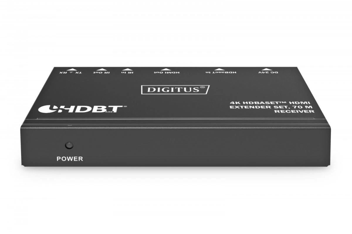 Digitus HDBaseT imtuvas su maitinimo indikacija