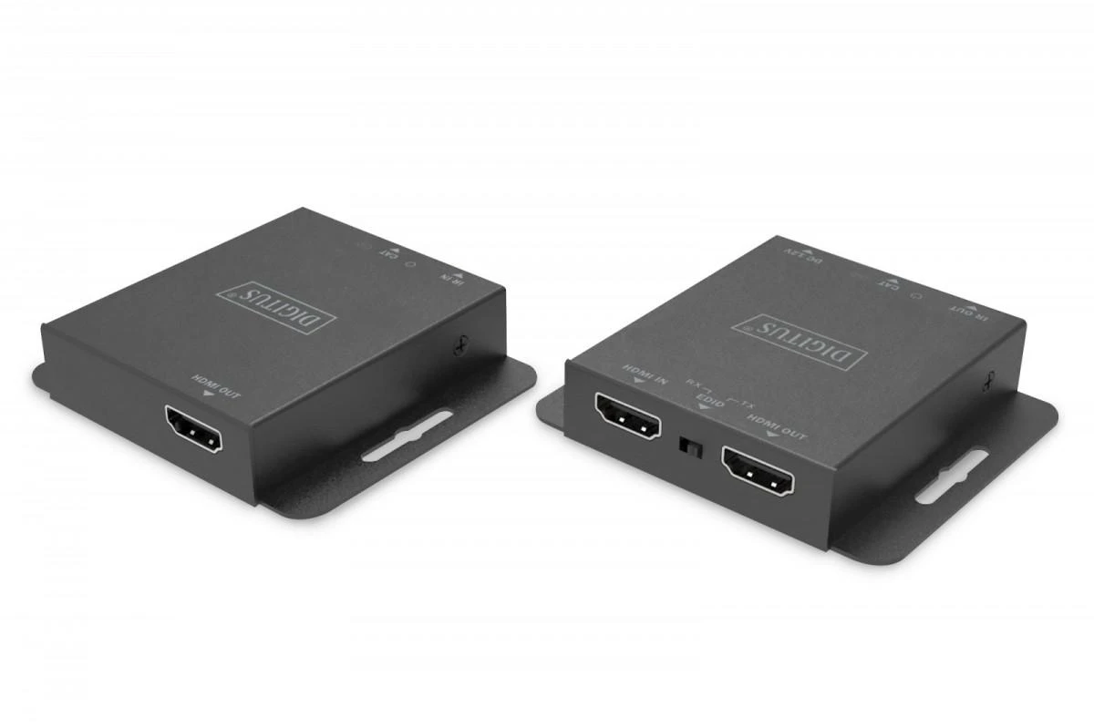 Assmann elektroninis DIGITUS HDMI prailginimo rinkinys 4K/30Hz 70m PoC IR