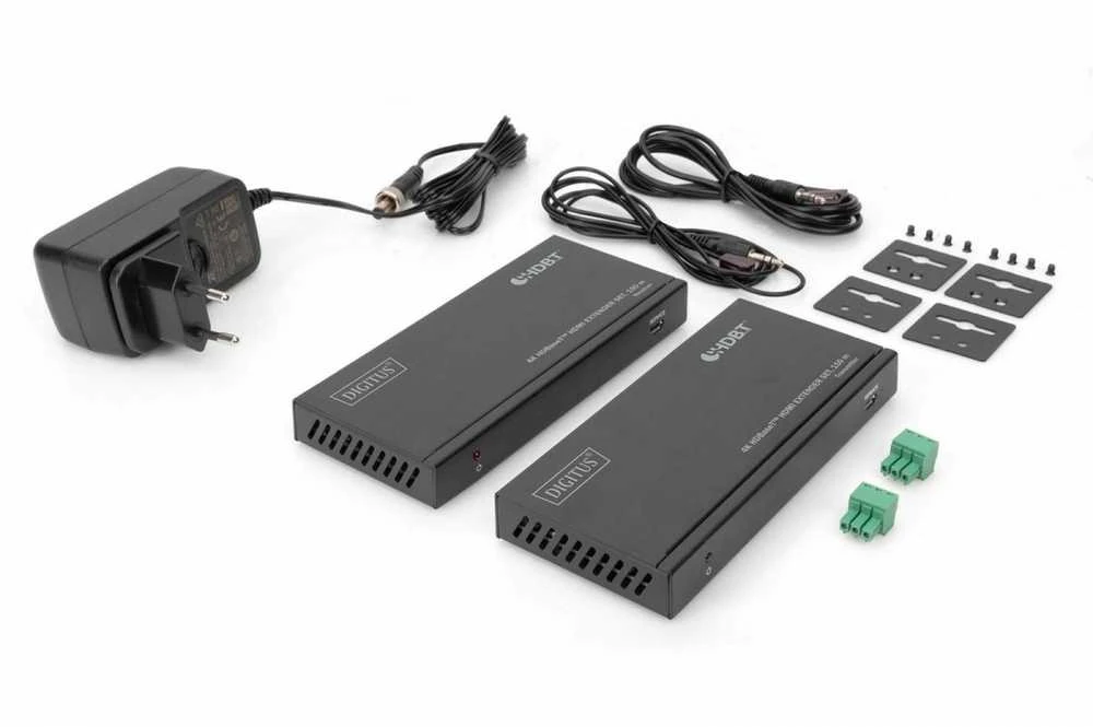 Digitus HDBaseT HDMI siųstuvų ir imtuvų komplektas